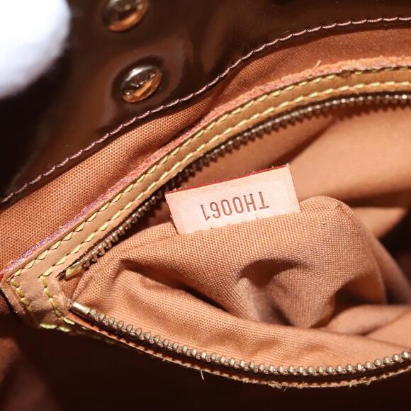 LOUIS VUITTON Monogram Vernis Reade MM Hand Bag Bronze M91143 - Picture 12 of 16